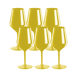 Bicchiere da Vino e Cocktail Giallo Singolo da 470ml - Product Image 2