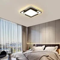 Plafonnier LED moderne pour chambre double et salon, luminaire d'intérieur à intensité variable pour restaurant et cuisine - Décoration intelligente pour la maison