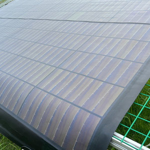 BIPV 遮阳篷可发电：540W，厂家直销，具有可卷起的 CIGS 太阳能电池板，具有灵活的 24V/48V 输出 - Product Image 4
