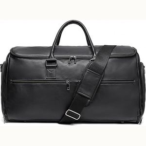 Free sample Vintage <b>Folding</b> Travel Men Suit <b>Bag</b> Case Carry on Convertible Weekender polyester Garment Duffle <b>Bag</b> - Product Image 1