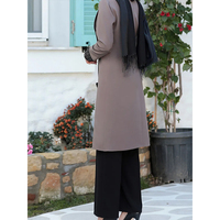 Ensemble deux pièces respirant et léger pour le Ramadan à Dubaï, vêtements islamiques tendance, tunique turque musulmane décontractée, abaya, costume