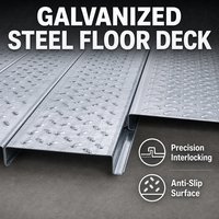 Plancher en acier haute résistance |   Panneau de revêtement de sol préfabriqué pour les projets de construction d'entrepôts, d'ateliers, de plateformes et de lofts