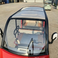 Tricycle Électrique Ouvert 1500W, Grande Capacité, 9 Places, pour Transport de Passagers et Service de Navette Rurale