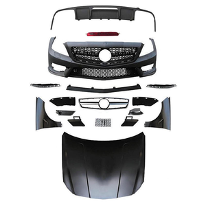 <strong>OUYE</strong> for Benz CLS63 AMG Style Black Body Kit New Condition Plastic Front Hood Bumper Fenders Rear Diffuser Bolt-On Universal - Product Image 2