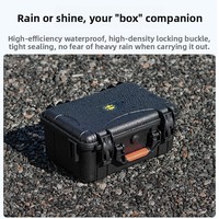 Boîte de rangement portable en plastique imperméable et sécurisée pour console de jeu Xbox Series S, avec grande capacité et coque rigide