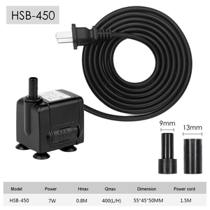 Bomba Pequeña para Fuentes de Agua y Acuarios, Bomba Sumergible para Acuarios, Bomba de Agua Sumergible para Acuarios, POMPA AIR AQUARIUM Hsbao - Product Image 4