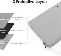 Funda Protectora para Laptop MacBook Air 15 Pulgadas 2026, Chip Apple M2 M3 M4 A2941 A3114 A3241, Bolsa de Transporte Antigolpes, Color Gris Espacial