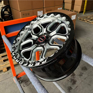 Jantes tout-terrain personnalisées en alliage d'aluminium à 5 trous 5x114.3 5x45 17 18 19 20 24 pouces <span class=keywords><strong>4x4</strong></span> <span class=keywords><strong>Ford</strong></span> <span class=keywords><strong>Mustang</strong></span> Beadlock forgées - Product Image 2