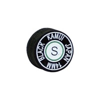 Embout de queue de billard professionnel Kamui Black - Cuir de porc 9 couches - Dureté SS/S/M/H - Code anti-contrefaçon vérifiable