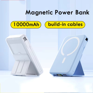 Batterie externe magnétique portable 5000 et <span class=keywords><strong>10000</strong></span> <span class=keywords><strong>mAh</strong></span>, charge rapide 15W, power bank sans fil - Product Image 2