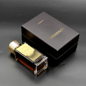 New Arrival Polish Perfume <b>Spray</b> <b>Bottle</b> <b>Empty</b> square 30ml 50ml Glass Perfume <b>Bottle</b> 100ml with Metal Label and Box - Product Image 3