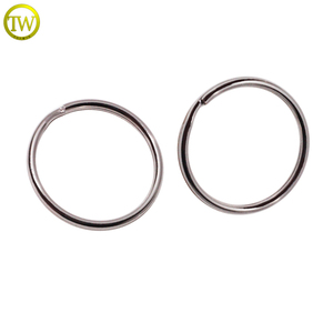 Boucle Métallique Ronde Ajustable pour Porte-clés, Accessoire de Sac en Gros, Décoration de Lanière, Boucle Ouverte en Métal Pas Cher - Product Image 3