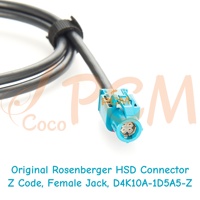 Cable HSD macho a hembra LVDS Original Rosenberger HSD 535 de 2 a 1 Cable de 4 núcleos Dacar blindado para BMW