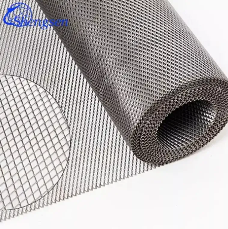 High Quality Industrial Expanded Metal Stainless Steel WIRE Expanded Mesh Protecting Mesh Woven Silver Plain Weave Welding