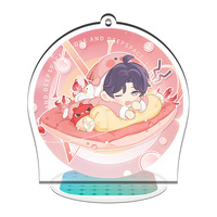 8CM Anime Figure Acrylique Standee Q Version Amour et Espace Profond Sylus Xavier Zayne Rafayel Anime Acrylique Stand Plaque Modèle