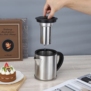 Cafetière électrique double en acier inoxydable 3,3 L, pratique et durable, résistante à la cuisson à sec, pour la maison, vente en gros à prix abordable - Product Image 3