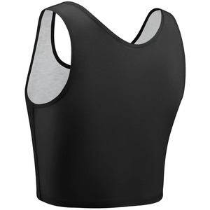 80% in Nylon 20% Spandex da donna Transgender maschietto con cerniera traspirante con chiusura a metà petto - Product Image 5