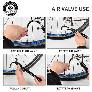 Snelle Bee Draagbare Mini Fiets Pomp Schrader Presta Ventiel Mtb Racefiets Band Inflator Hand Luchtbal Naaldslangpomp Fietsen - Product Image 6