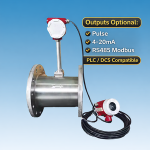 Alat Ukur Aliran Vortex Suhu Tinggi untuk <span class=keywords><strong>Gas</strong></span> & Uap Superheated dengan Data Logger RS485 Modbus 4-20mA Berflens - Product Image 6