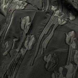 最新设计145厘米155gsm植物图案提花Abaya面料定制涤纶勒克斯针织提花面料 - Product Image 3