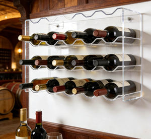 Exhibidor de Pared Acrílico Moderno Personalizado para Restaurantes, Hoteles, Bodegas, Grandes Almacenes y Centros Comerciales - Product Image 6