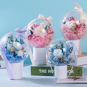 Bola de acrílico de alta transparencia en caja rosas eternas para graduación boda cumpleaños regalo <span class=keywords><strong>del</strong></span> Día de Acción de Gracias - Product Image 3