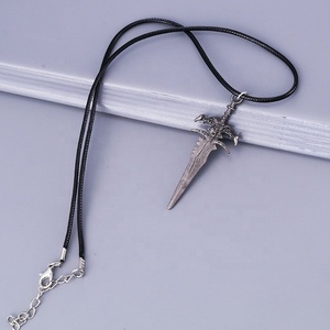 Collana con Ciondolo Spada Frostmourne di World of Warcraft ZRM, Design Vintage in Lega di Zinco, Regalo Unisex per Anniversario - Product Image 4