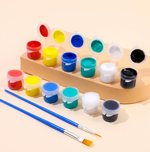 Profesional Mini barato 3ml 5ml 6 12 colores tira <span class=keywords><strong>de</strong></span> plástico <span class=keywords><strong>macetas</strong></span> chico no tóxico pintura acrílica a base <span class=keywords><strong>de</strong></span> agua - Product Image 3