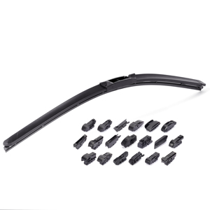Escobilla Limpiaparabrisas Delantera Premium para <span class=keywords><strong>AUDI</strong></span> <span class=keywords><strong>A4</strong></span> A6 A8 Benz Clase C CLK Seat Exeo/ST, Recubierta de Grafito, Goma Natural Suave HESITE - Product Image 4