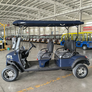 Voiturette de golf électrique 2 places, 4 roues, moteur AC, durable, pour sites touristiques et bureaux de vente immobilière - Product Image 2