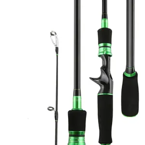 Wholesale boat trolling rod stainless guide-High carbon Bass spinning casting ultra light Rod sea baitcasting trout fishing rods with FUJI guide