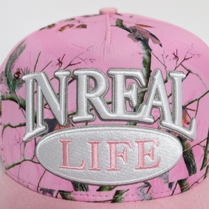 بيع بالجملة مصنعي القبعات شعار مطرز ورقة التمويه نغمتين تكتيكات الصيد في الهواء الطلق الفتيات الوردي كامو قبعات البيسبول - Product Image 6