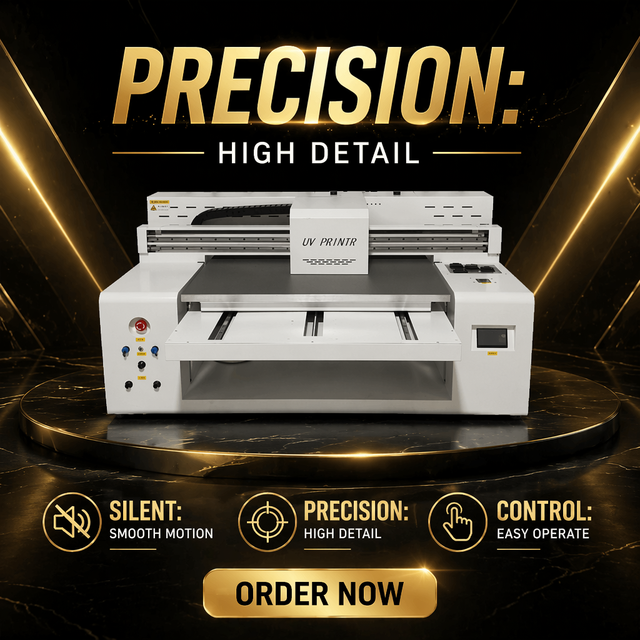 9060UV Automatic Flatbed UV Inkjet Printer for Flex Egg Tube Printer Crystal Labels Phone Cases Acrylic Metal Wood Glass Fabric