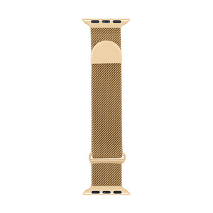 Cinturino Magnetico Adesivo a Doppio Semicerchio Milanese con Fibbia in Acciaio Inossidabile per Smartwatch 38 40 41 mm 42 44 45 49 mm per 22 mm - Product Image 4