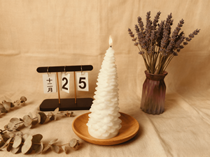 <strong>White</strong> <strong>Taper</strong> Pattern LED Electronic <strong>Candles</strong> Suitable for Weddings Graduations New Years Made From Beeswax Gel Wax Paraffin Wax - Product Image 2