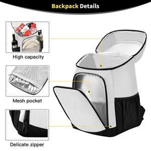 Bolsa Térmica para Entrega de Alimentos, Estilo Mochila, Plegable, Impermeable, Aislada, Grande, para Pizza, con Capacidad de 24L - Product Image 4