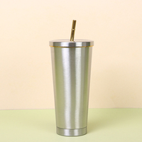 Gobelet à café isotherme en acier inoxydable personnalisé, vente en gros, tasse à café isolée sous vide pour le voyage