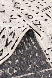 Alfombra Moderna Geométrica de Chenilla Mira White, 7mm, Pelo Corto, Lavable, Antideslizante, Ecológica, Apta para Mascotas, Poliéster, Tamaños Personalizados - Product Image 5