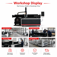 Découpeuse laser à fibre Shandong Chenmai 1500W pour plaques et tubes, 1500x3000mm, capable de découper différentes plaques et profilés métalliques