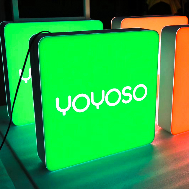 Acrylic Sign Led Lightbox Advertising Light Box Frame Board Wall 3D Letter Logo Signboard Outdoor Signage New Arrival Trending