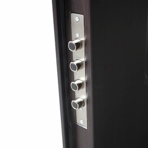 Puerta de entrada de Villa de lujo Puerta DE SEGURIDAD Pelo liso <span class=keywords><strong>del</strong></span> fabricante Puerta de salida moderna de acero inoxidable - Product Image 5