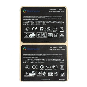 Colorido brillo <span class=keywords><strong>de</strong></span> seda <span class=keywords><strong>de</strong></span> impresión adhesivo policarbonato PC Placa <span class=keywords><strong>de</strong></span> pantalla etiqueta engomada <span class=keywords><strong>de</strong></span> la etiqueta - Product Image 6