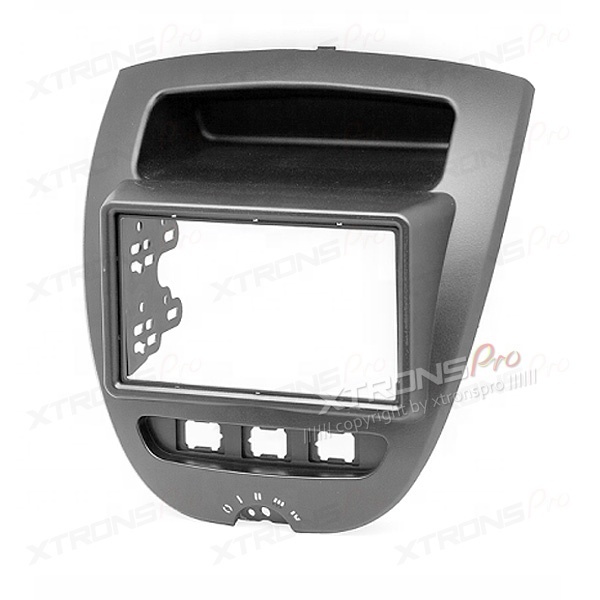 XTRONS 2 Din Audio Fascia Stereo Panel Dash Mount Installation Trim Kit for TOYOTA Aygo / PEUGEOT / CITROEN C1