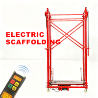 Échafaudage Électrique Pliable Indispensable avec Télécommande pour Projets de Maintenance Intérieurs et Extérieurs