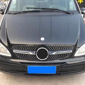 Mercedes-Benz Viano Front Grille 2006-2014 ABS <b>Plastic</b> <b>Mesh</b> Bumper Fascia - Product Image 2