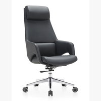 Foshan chaise de bureau moderne de luxe en cuir artificiel chaise de direction chaise de travail pivotante