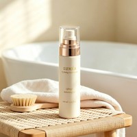 Vente en gros de flacons pulvérisateurs à pompe fine à paroi épaisse PCR PET pour soins de la peau, lotion cosmétique, spray facial en plastique