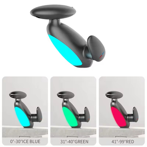 <span class=keywords><strong>Rubinetto</strong></span> Moderno per <span class=keywords><strong>Lavabo</strong></span> con LED, <span class=keywords><strong>Miscelatore</strong></span> Estraibile in Ottone per Acqua Calda e Fredda, Design Contemporaneo - Product Image 2
