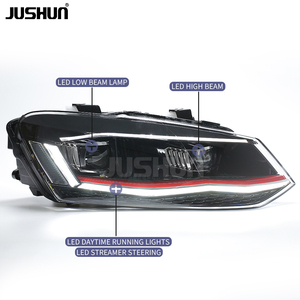 Phares modifiés <span class=keywords><strong>de</strong></span> haute qualité JUSHUN pour VOLKSWAGEN <span class=keywords><strong>POLO</strong></span> 2011-2018 Ensemble <span class=keywords><strong>de</strong></span> phares à LED <span class=keywords><strong>Feux</strong></span> diurnes - Product Image 4