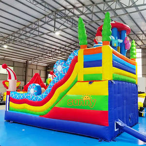 Château gonflable en PVC, équipement de parc de trampolines gonflables, conçu professionnellement, adapté aux parcs de trampolines - Product Image 5